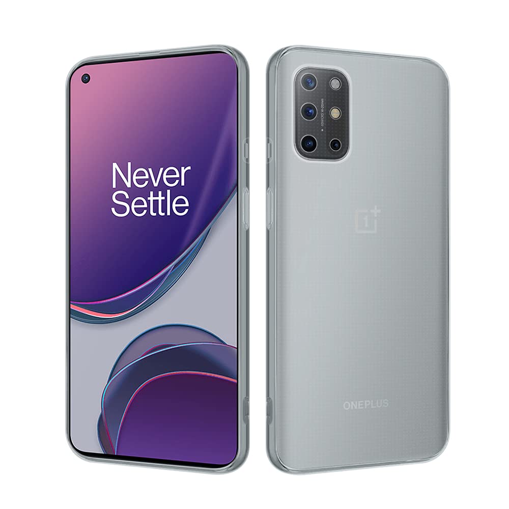 HSP Case for OnePlus 8T [Dust-resistant] Cell Phone Case | Premium TPU Silicone Case Protective Case | Scratch-resistant Shockproof Drop Protection | Camera Protection Screen Protector Transparent