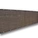 Alion Home Elegant Privacy Screen Fence Mesh Windscreen for Backyard Deck Patio Balcony Pool Porch Railing 3 FT Height-Brown/Mocha (3' x 10')