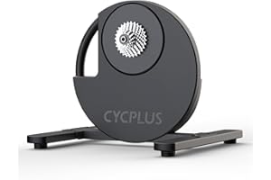 CYCPLUS R200 Smart Indoor Bike Trainer, 2200W Brushless Motor, 19% Gradient Simulator, BLE & ANT+ Dual Mode, Virtual Shifting, Uphill/Downhill Simulation, Super Silence for Realistic Indoor Cycling