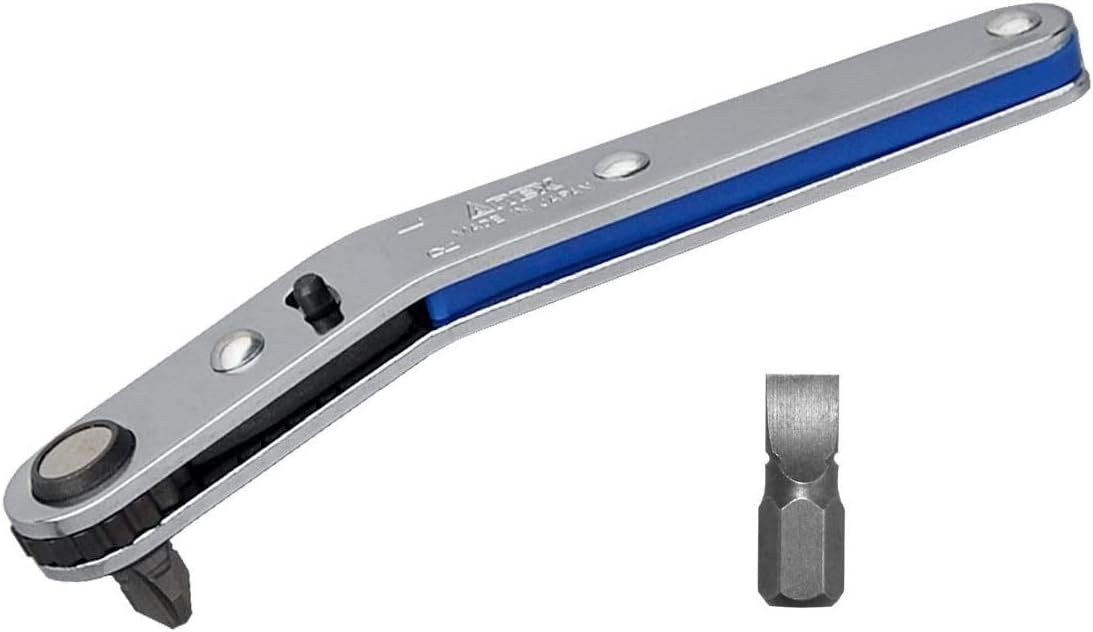 ANEX Ultra Low Profile Offset Ratcheting Screwdriver 90