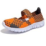 DEARWEN Women's Breathable Slip-On Walking Shoes