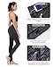 Queenie Ke Women Power Flex Yoga Pants Workout Running Leggings - All Color Size M Color Black Grey Space Dye Long