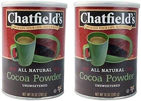 Chatfields Unsweetened Cocoa Powder, 10 Ounce (Pack of 2)