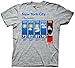Sharknado New York City Weather Forecast Mens Grey T-shirt