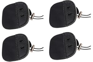 jojomis 4X Wear-Resistant Recurve Bow 3 Under Finger Tab - Cowhide Leather Archery Finger Protection for Target Shooting