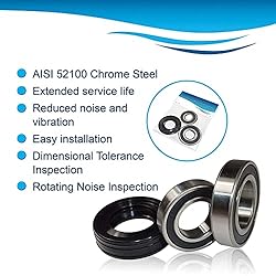 HQRP Bearing and Seal Kit Works with Samsung
