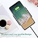 Te-Rich Qi Wireless Charger, 7.5W Wireless Charging Pad [Ultra Slim,15W] Compatible iPhone Xs MAX/XR/XS/X/8/8 Plus, 10W Fast Charging Compatible Samsung Galaxy S10/S9/S9+/S8/S8+/Note 9/8-No AC Adapter