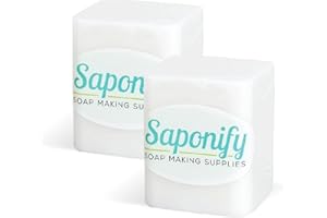 SAPONIFY SOAP MAKING SUPPLIES Saponify - 2Lb White Soap Base, Pure White Base, Easy to Use Glycerin Soap Base for DIY Soap Making