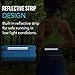 Running Pouch Belt - iPhone 6 Plus Holder Reflective Waist Pack for Runners - Best Fitness Fanny Packs For Men and Women - Water Resistant, Holds Phones with Headphones Jacks for Workout By DanForce