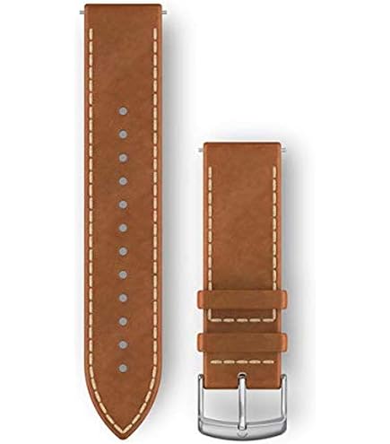 Amazon.com: Garmin QuickFit 22 Watch Band - Chestnut Leather
