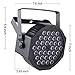 72W Black Light DJ Lights UV Blacklight Stage Spotlight 36 LEDs Auto Lighting Voice Control For Party Wedding Disco Club with Control