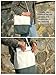 Canvas Tote Shoulder Bag Crossbody Bag Two Toned (White and Charcoal)