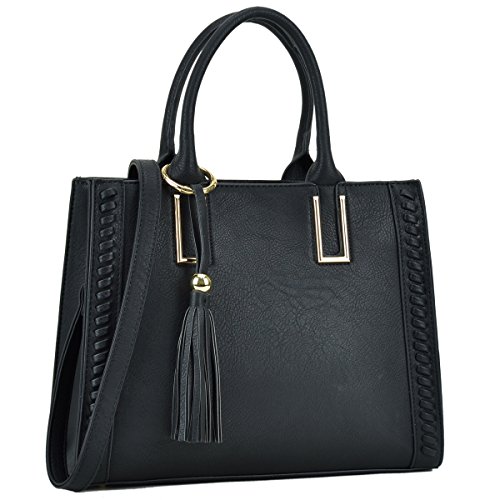 Dasein bags. Dasein Women's Designer Quilted PU Leather Twist Lock