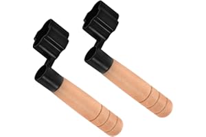 Vaguelly 2pcs Guitar String Winder Wooden Handle for String Changing Electric Acoustic Guitar