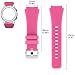 Midenso Bands for Gear S3 Frontier/Classic/Moto 360 2nd Gen 46mm Watch Silicone Bracelet, Sports Silicone Band Strap Replacement Wristband for Samsung Gear S3 Frontier / S3 Classic (Hot Pink)