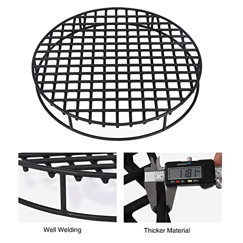 REDCAMP Outdoor Fire Pit Grate Round, Heavy Duty Fire Pit Grill Grate
