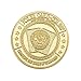 SW Poker Card-Guard Coin Collectibles Table Games Poker Card-Guard Protector Golden Coin Chip w/Plastic Case, Poker Chips Coin, A Great Coin Collecting Gifts for Husband, Father, Friends