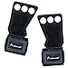 AEOLOS Leather Hand Grips-Perfect for Gymnastics,Weight Lifting,Pull Ups,Kettlebells and CrossFit Training (Black, M)
