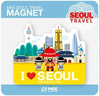 Travel Landmark Seoul Korea Fridge Magnet Korean Souvenir Memo Holder