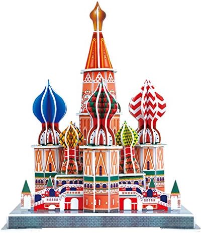 3d Models Toy Cubicfun Paper Model St. Basil's Cathedral Home Gift Puzzle Educational Toys For Birthday