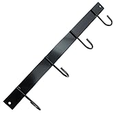 Intrepid International Portable 4-Hook Bridle Rack - Compact, Lightweight, and Durable Equestrian Tack Storage Solution for Bridles, Halters, and More