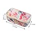 HOYOFO Portable Cosmetic Bags Traveling Makeup and Toiletry Organizer Box with Brush Holders, Auarelle