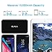 Built-in [Apple MFi Certified] Lightning Cable OLALA S102-i 10000mAh Portable Charger Ultra Compact Power Bank for iPhone, Samsung and More (Black)