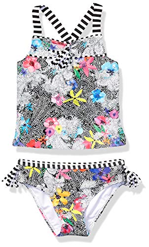 Maillot De Bain 2 Pièces Fille Jessica Simpson - Taille 7 - Neuf Avec étiquettes