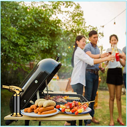 image for LLOP Blow Torch,Flame Adjustable Butane Refillable Culinary Torchs Lig