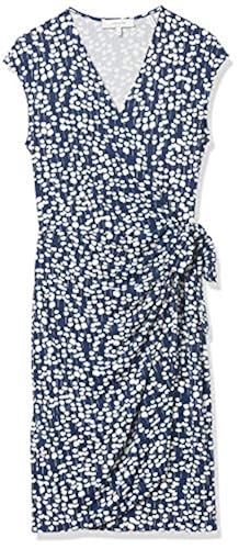 white christmas dresses AlwaysStore Women's Classic Cap Sleeve Wrap Dress (Available in Plus S –  Always Store main image 1