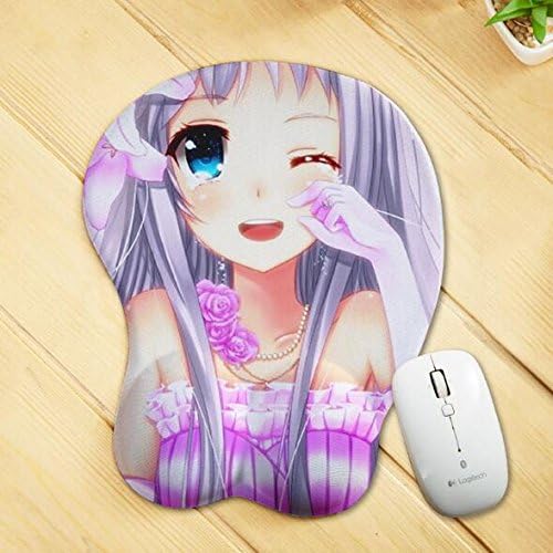 Chris Wang Soft 3D Silicone Wrist Rest Support Mouse Pad Mat Gaming Mousepad (MM204)
