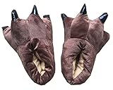 Unisex Plush PAW Claw House Slippers Animal Costume Shoes