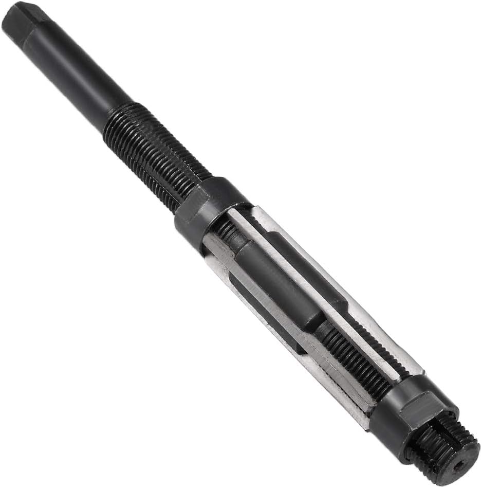 sourcing map Adjustable Hand Reamer 21-23mm High Speed Steel H8 6 Straight Flutes Milling Cutter Tool Metric Reaming Drill Bit for Metal