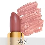 La Bella Donna Mineral Light Up Lip Colour | All Natural Pure Mineral Lipstick | Long-Lasting Color | Hydrating Formula | 100% Vegan | Hypoallergenic and Cruelty Free - Shell