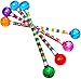 2GoodShop Cheerleader Baton Kids Toys Dance Twirling Glitter Baton for Girls Great for Marching Bands Sport Games and Parades Comes in 4 Styles | Item #2803 (Pack of 2 and Mini Bouncy Ball)