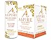 Aspire Healthy Energy, Calorie Burning, Zero Calorie, Zero Sugar Drink 4 Pack Mango Lemonade,12oz (355ml) Cans