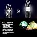 Lantern Flashlight, Solar Camping Lantern Led, Collapsible Rechargeable Lantern Lights Ultra Bright For Outdoor, Emergency, Hurricane, Hiking, Fishing, Tent(Black, 1 Lantern)