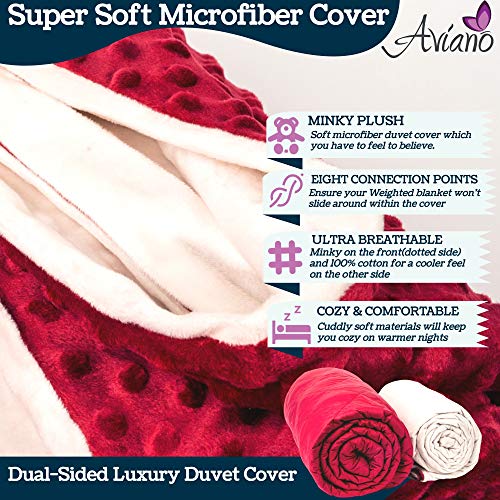 Aviano Premium Weighted Blanket for Adults or Couples 30 lbs with