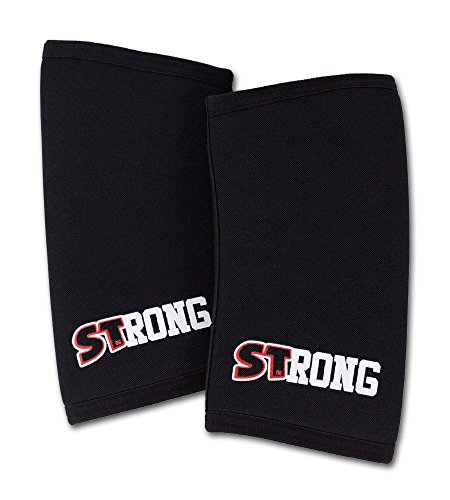 UPC 806800151900, Slingshot STrong Elbow Sleeves by Mark Bell - L, Black