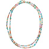 Jia Jia Women's 14k Mini Rainbow Pebble Opal Long Necklace