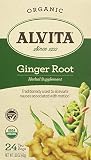 Alvita Organic Herbal Tea Bags, Ginger Root, 24 Count