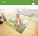 Ikeelife Cartoon Totoro Skid-Proof Washable Big Carpet Kids Nursery Entertainment Floor Area Rugs Baby Crawling Mat for Living Room/Bed Room Green,50x120cm/19.7