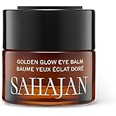 Sahajan Golden Glow Eye Balm with Ghee + Centella | Clinically-Proven Clean Ayurvedic Rich Eye Cream | Visibly Softens, Moisturizes, Smooths, Firms, Tightens | 0.5 fl oz