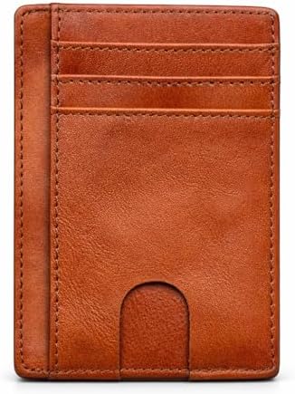 Amazon.com: Claasico Front Pocket Small Minimalist Leather Wallet