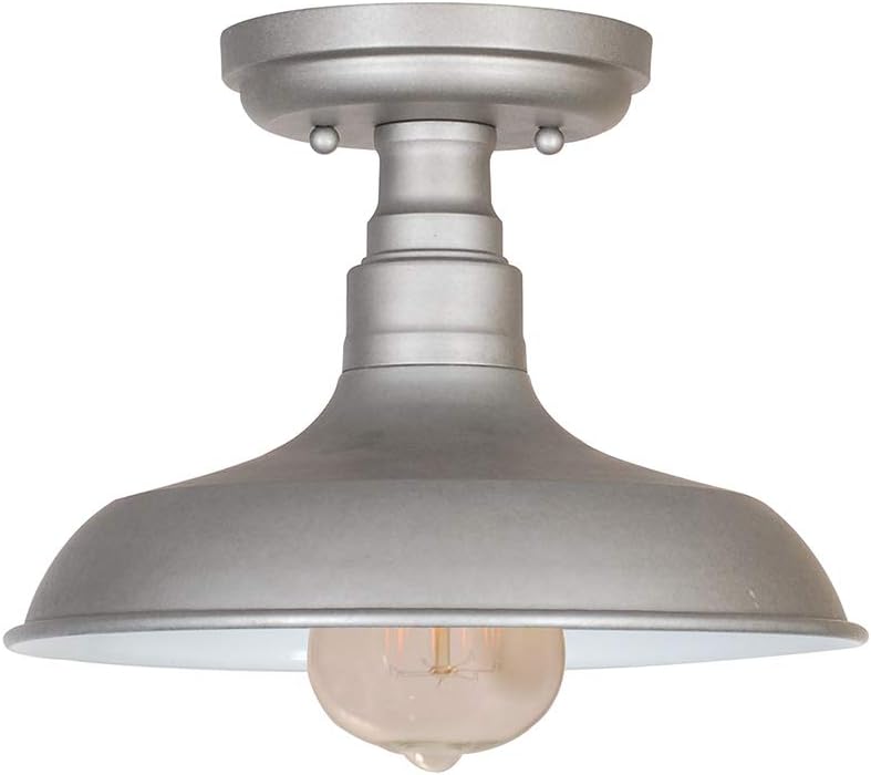Design House 519863 Kimball Industrial Farmhouse Indoor Light with Metal Shade, Pendant, Coffee Bronze - - 