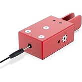 Tumd CW Paddle CW Key Handheld Tapper Key Modern Morse Double Foot (Red)