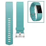 GEAK Replacement Bands for Fitbit Charge 2, Fitbit Charge2 Wristbands,Large,Teal