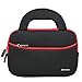 7-8 inch Tablet Sleeve, Evecase® 7~8 inch Tablet Ultra-Portable Neoprene Zipper Carrying Sleeve Case Bag with Accessory Pocket - Black/Red