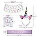 Unicorn Birthday Party Supplies And Decorations Kit – Magical Party Favors For Girls Birthdays with Gold Unicorn Themed Headband, Birthday Banner, Birthday Girl Sash, Bracelet Kit, Keychains