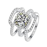 Mini World Luxury New Bridal Set Wedding Rings Sets